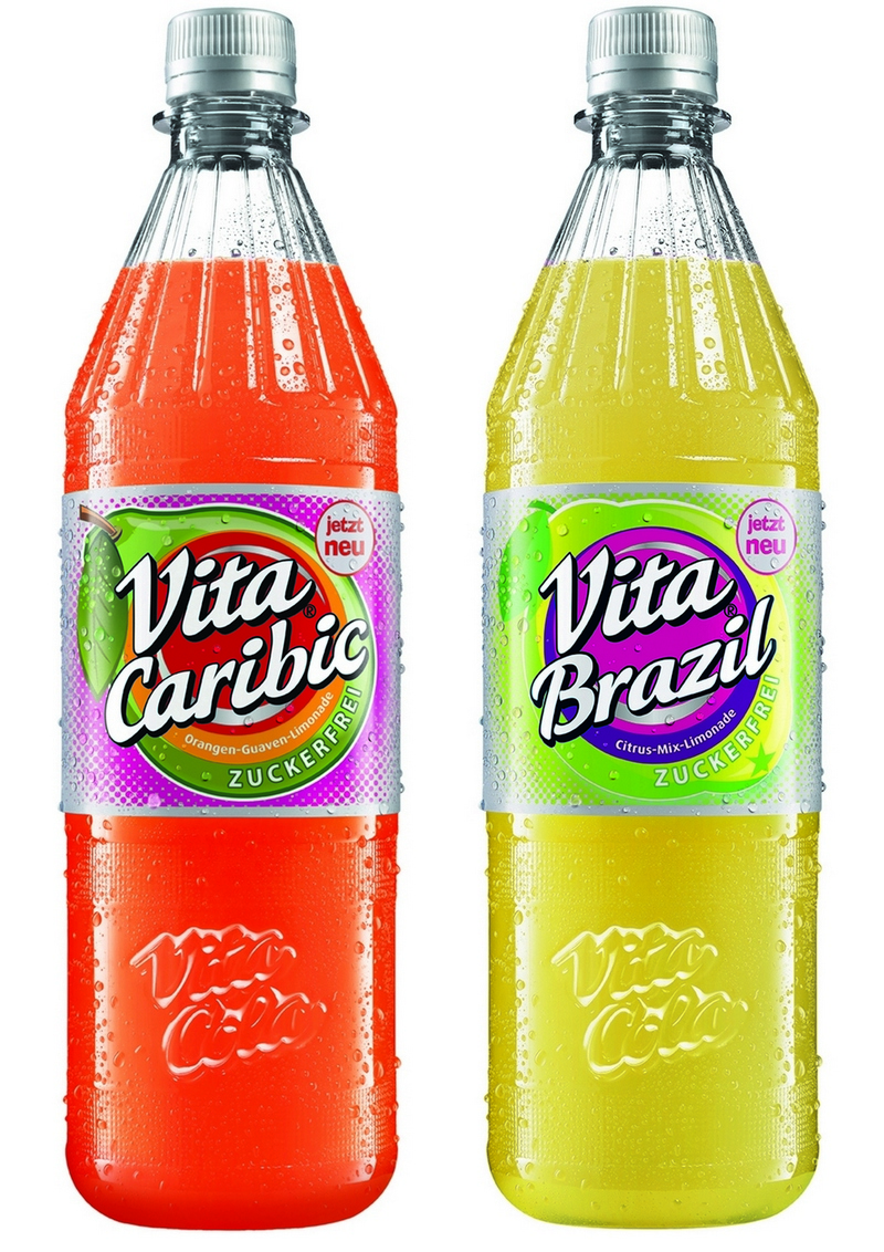 Neu von Vita Cola: zwei zuckerfreie Limonaden